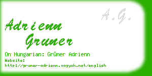 adrienn gruner business card