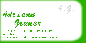 adrienn gruner business card